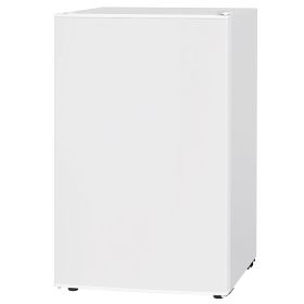 4.5 Cu.Ft Mini Fridge, Single Door Refrigerator with Freezer, Wheels, Adjustable Thermostat, Reversible Door, White (Option: White-560x590x920 mm)