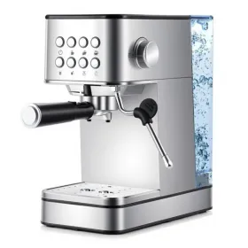 Professional Espresso Maker - 360° Steam Wand, Automatic Cup Warmer, Low-Noise Operation (Option: defaulttitle)