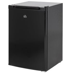 Upright Freezer, 3 Cu Ft Small Freezer with Reversible Single Door, Adjustable Thermostat for Home, Apartment, Black (Option: Black-580x590x910 mm)